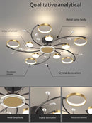Axyaa LED Chandelier Set for Modern Home Lighting in Every Room
