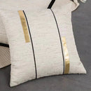 Axyaa Black Stripe Jaquard Cushion Cover for Home Decoration, 45x45cm/30x50cm