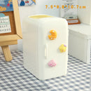 Axyaa Kawaii Mini Fridge Pen Holder Desk Organizer for Home Office