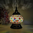 Axyaa Hand-inlaid Glass Mosaic Turkish Night Lamp for Bedroom Living Room