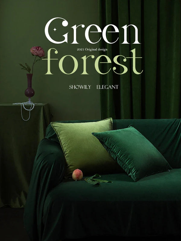 Velvet Nordic Cushion Cover for Sofa Living Room, 30x50cm - Axyaa