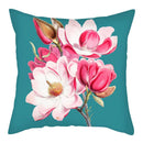Axyaa Spring Flower Plant Decor Cushion Cover for Home Sofa