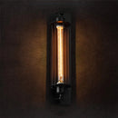 Axyaa Vintage Industrial Wall Sconce Light Fixture Black Living Room Lamp
