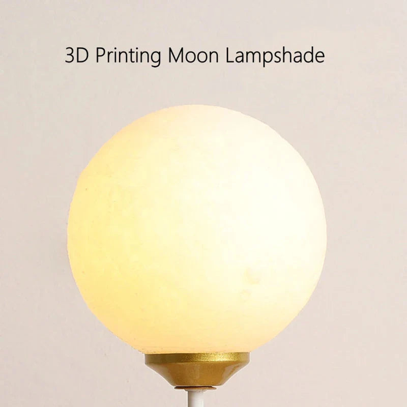 Axyaa Bear Moon Lamp with Cartoon Design and G9 Bulb