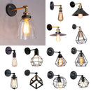 Axyaa Industrial Cage LED Wall Lamp E27 Sconce Light Home Lighting