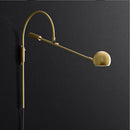 Axyaa Rotatable G9 Wall Sconce Black/Gold Bedside Lamp