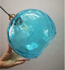 Axya Blue Glass Ball LED Pendant Light for Stylish Home Decor