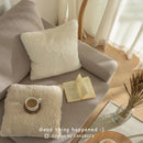 Axyaa Faux Fur Pillow Cover 45*45 Nordic Home Decor Sofa Living Room Cozy Plush Pillowcases