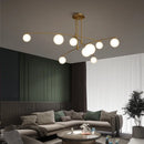 Axyaa Nordic Magic Bean Chandelier, Modern Simple Creative Lighting for Living Room