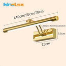 Axyaa Stainless Steel LED Bathroom Wall Lamp