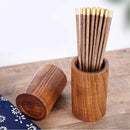 Axyaa Wooden Chopsticks Holder Kitchen Organizer Tray