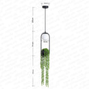 Axya Black Flower Pot Pendant Lights for Dining Room and Bar Decor