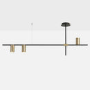 Axyaa Gold Chandelier: Nordic Luxury Minimalist Pendant Lamp for Living Room & Dining Room
