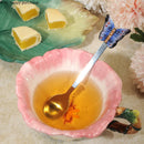 Axya Floral Ceramic Cup Set with Saucer Spoon, Stylish Gift for Tea and Coffee Lovers.
