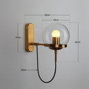 Axyaa Loft LED Wall Light for Modern Home Indoor Decor with E27 Bulb sockets