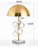 Axyaa Crystal Table Lamps Colorful, Elegant Hotel Room Lighting