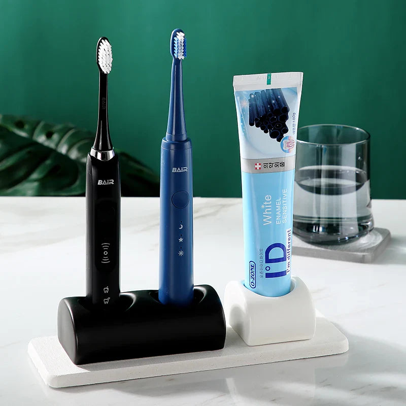 Axya Dental Organizer Set: Toothbrush Holder, Toothpaste Holder, Mouthwash Cup, Coaster