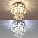 Axyaa Modern Crystal LED Ceiling Light for Home Decor and Lighting