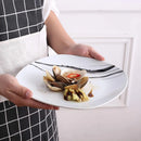 Axyaa 30-Piece Porcelain Dinnerware Set with Cups and Plates