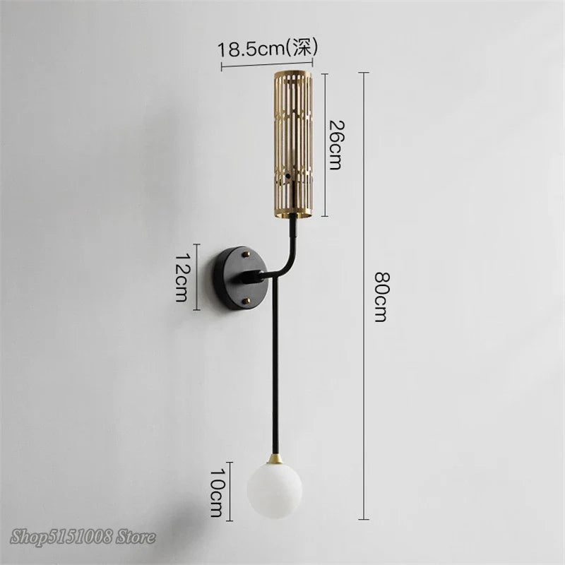 Axyaa Nordic LED Wall Lamps for Stylish Living Room Decor