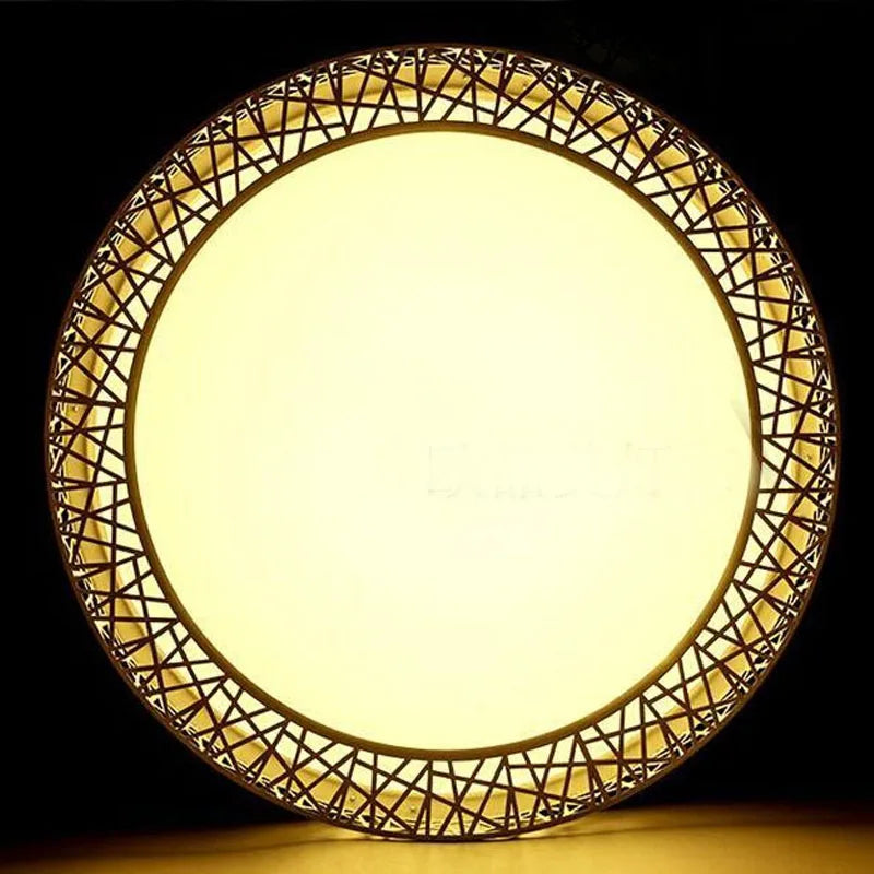 Axya 24W/36W LED Ceiling Lights: Modern Bird Nest Round Lamp for Bedroom, Living Room