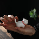 Axya Nordic Cat Ornaments, Small Ceramic Decor, Cute Creative Home Decor, Kitchen, Living Room