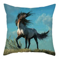 Axyaa Galloping Horse Cushion Cover 45X45CM for Bedroom Sofa Chair