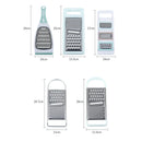 Axyaa Stainless Steel Grater & Slicer for Fruits, Vegetables, and Potatoes
