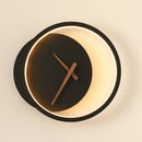 LED Wall Lamp Black/White Nordic Luxury Sconce for Hotel Bedroom, Living Room - Axyaa