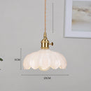 Axyaa Nordic Purple Glass LED Pendant Light, Modern Hanging Lamp for Bar, Bedroom, Dinning Room