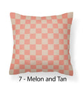 Axyaa Checkerboard Velvet Cushion Covers - 18x18 Nordic Decorative Pillows for Home Decor