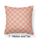 Axyaa Checkerboard Velvet Cushion Covers - 18x18 Nordic Decorative Pillows for Home Decor