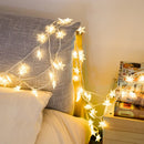 Axyaa Star Fairy Lights Garland: Battery Operated Twinkle String Light for Wedding & Christmas