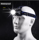 Axya LED Motion Sensor Headlamp USB Rechargeable Waterproof Zoomable Head Torch