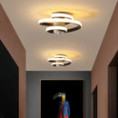 Axyaa Spiral Ceiling Light: Modern Minimalist LED Indoor Lighting for Living Room & Bedroom
