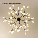 Axyaa Modern G4 LED Iron Chandelier - Stylish Tree Branch Lamp for Home Decor