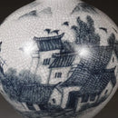 Axyaa Blue and White Qing Dynasty Porcelain Vase - Jiangnan Water Town Pattern