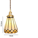 Axyaa Glass Copper Pendant Lamp, Nordic Style, Vintage Design, LED Lighting