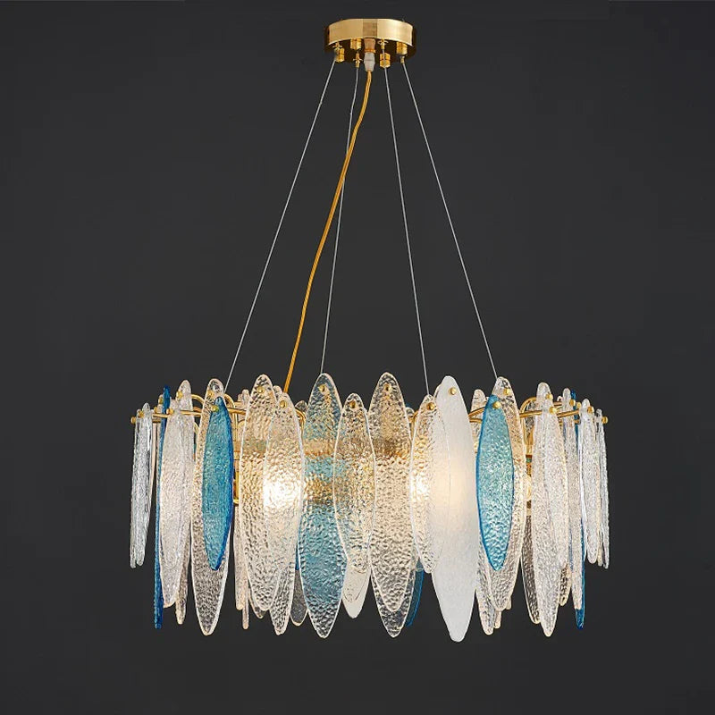 Luxury Glass Chandelier Light for Living Room & Bedroom by Axya.