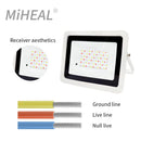 Axyaa 50W 100W RGB Flood Light with Remote & APP Control