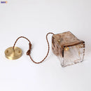 Axyaa Nordic Glass Copper Pendant Lights - Retro Vintage Style for Dinning Living Room