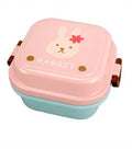 Axyaa Cartoon Lunch Box: Portable 2 Layer Bento, Microwaveable, Colorful Kids Container
