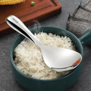Axyaa Stainless Steel Rice Spoon, Long Handle Japanese Style Utensil