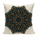 Bohemian Linen Cushion Cover 45x45 for Sofa - Axyaa Brand Home Decor