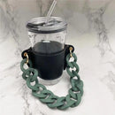 Axyaa PU Leather Water Bottle Holder With Strap - Stylish Beverage Cover