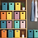 Axyaa Rectangular Desktop Storage Box with Lid - Multifunctional Organizer