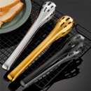 Axyaa Stainless Steel Food Tongs for Buffet, Barbecue, and Kitchen