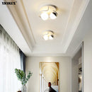 Axya Nordic LED Chandelier: Modern Dimmable Lighting for Bedroom, Study Room, and Aisle