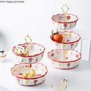 Axya Ceramic Fruit Plate Multilayer Cake Stand Display Stand Home Decor Display Frame