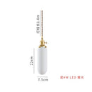 Axyaa Ceramic Brass Pendant Lights - Nordic Japanese Style Hanging Lamp